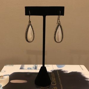 Stunning opalescent teardrop earrings